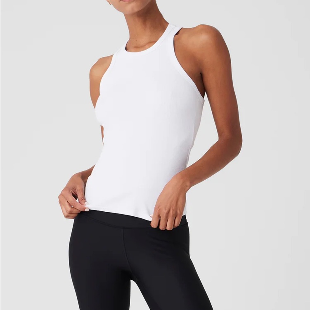 Alo white tank
